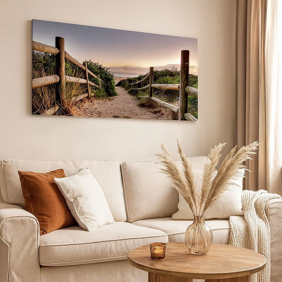 Impression sur toile - Image sur toile - On voit déjà le but - 100x40 cm