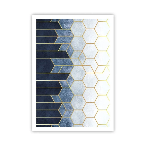 Affiche - Poster - Composition en rythme syncopé - 70x100 cm