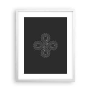 Affiche dans un cadre blanc - Poster - Dans l'âme celtique - 40x50 cm