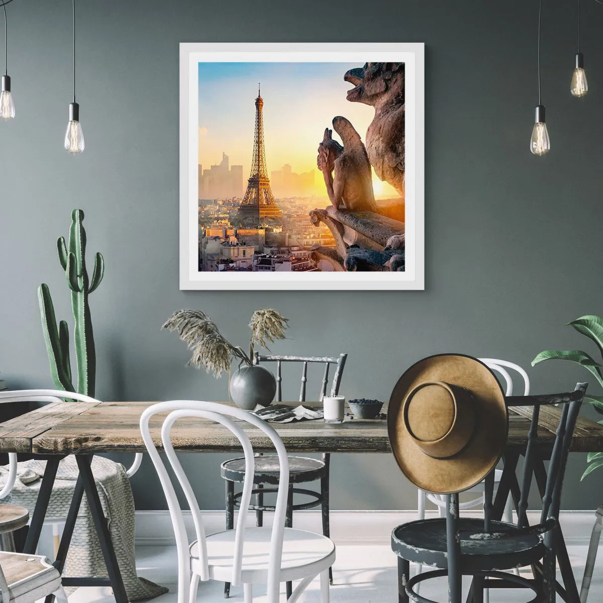 Affiche dans un cadre blanc - Poster - Tellement de choses ont changés... - 60x60 cm