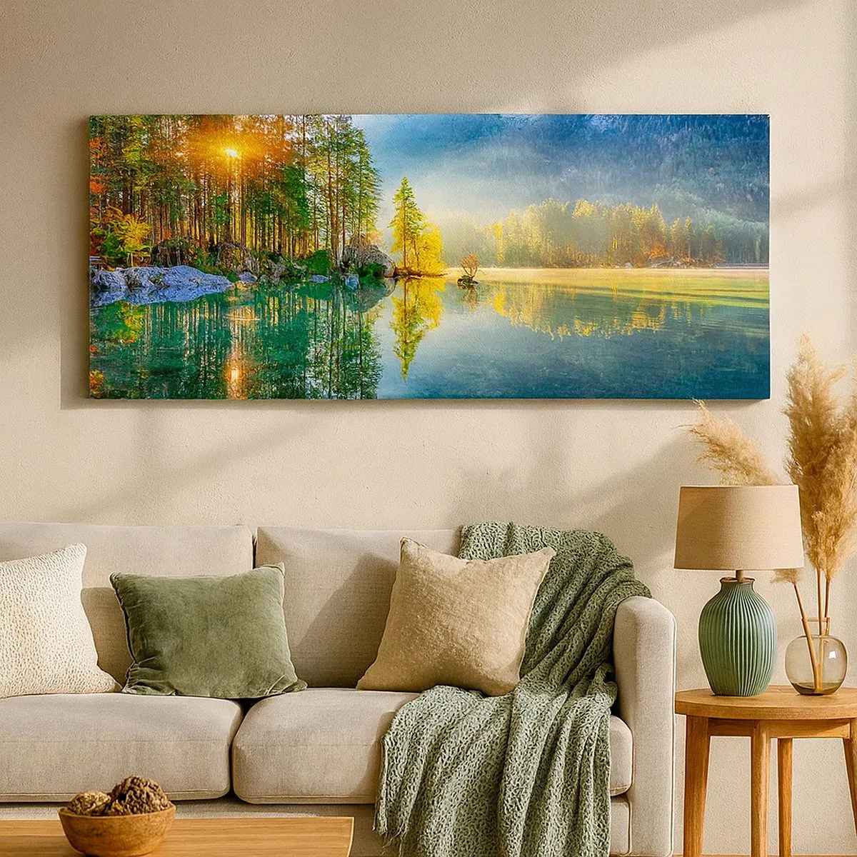 Impression sur toile - Image sur toile - Majesté et douceur - 100x40 cm