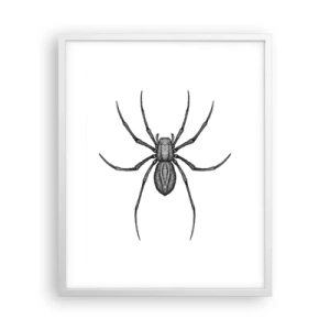 Affiche dans un cadre blanc - Poster - Une précision troublante - 40x50 cm