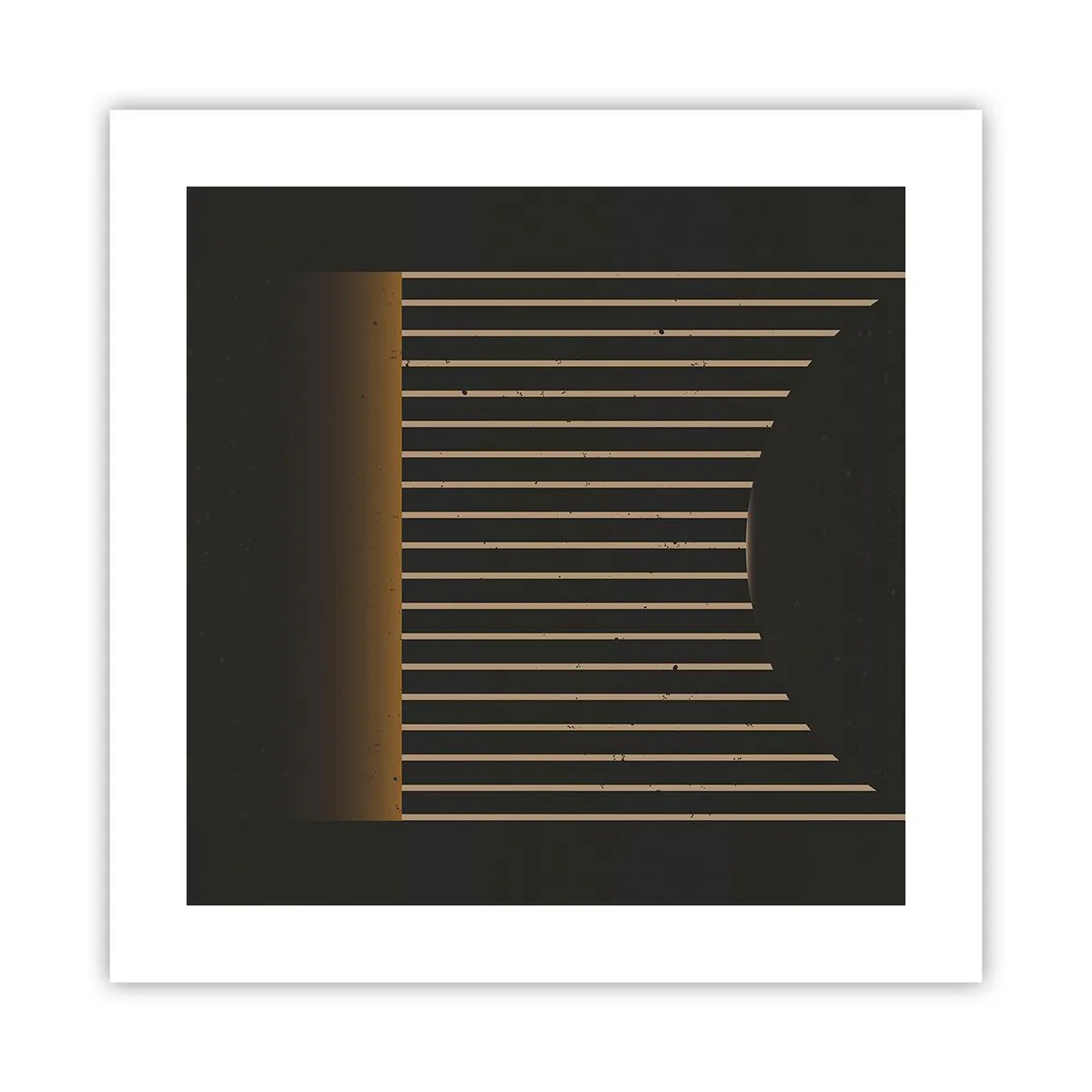 Affiche - Poster - Explorez les ténèbres - 40x40 cm