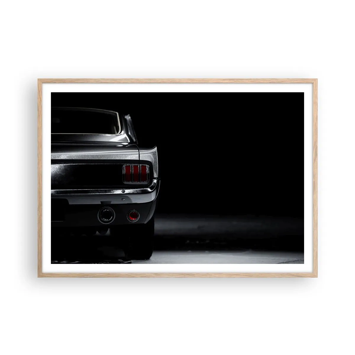 Affiche dans un chêne clair - Poster - Le charme du classique - 100x70 cm