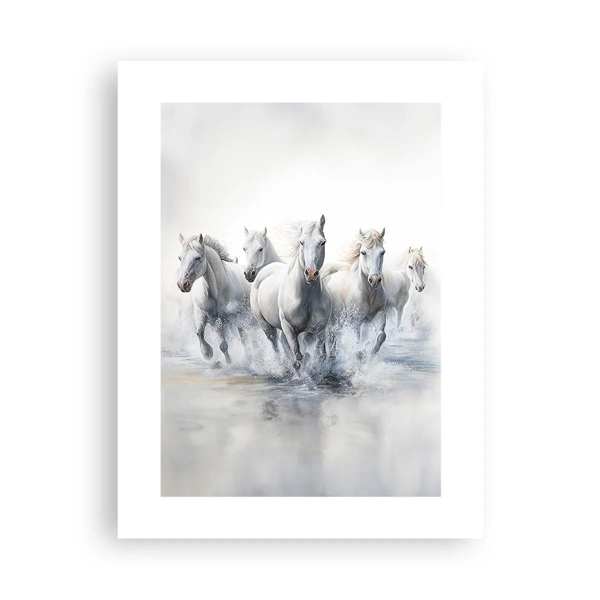 Affiche - Poster - Magie blanche - 30x40 cm
