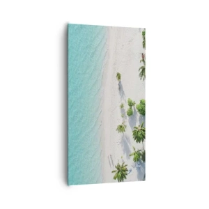 Impression sur toile - Image sur toile - Vacances au paradis - 65x120 cm
