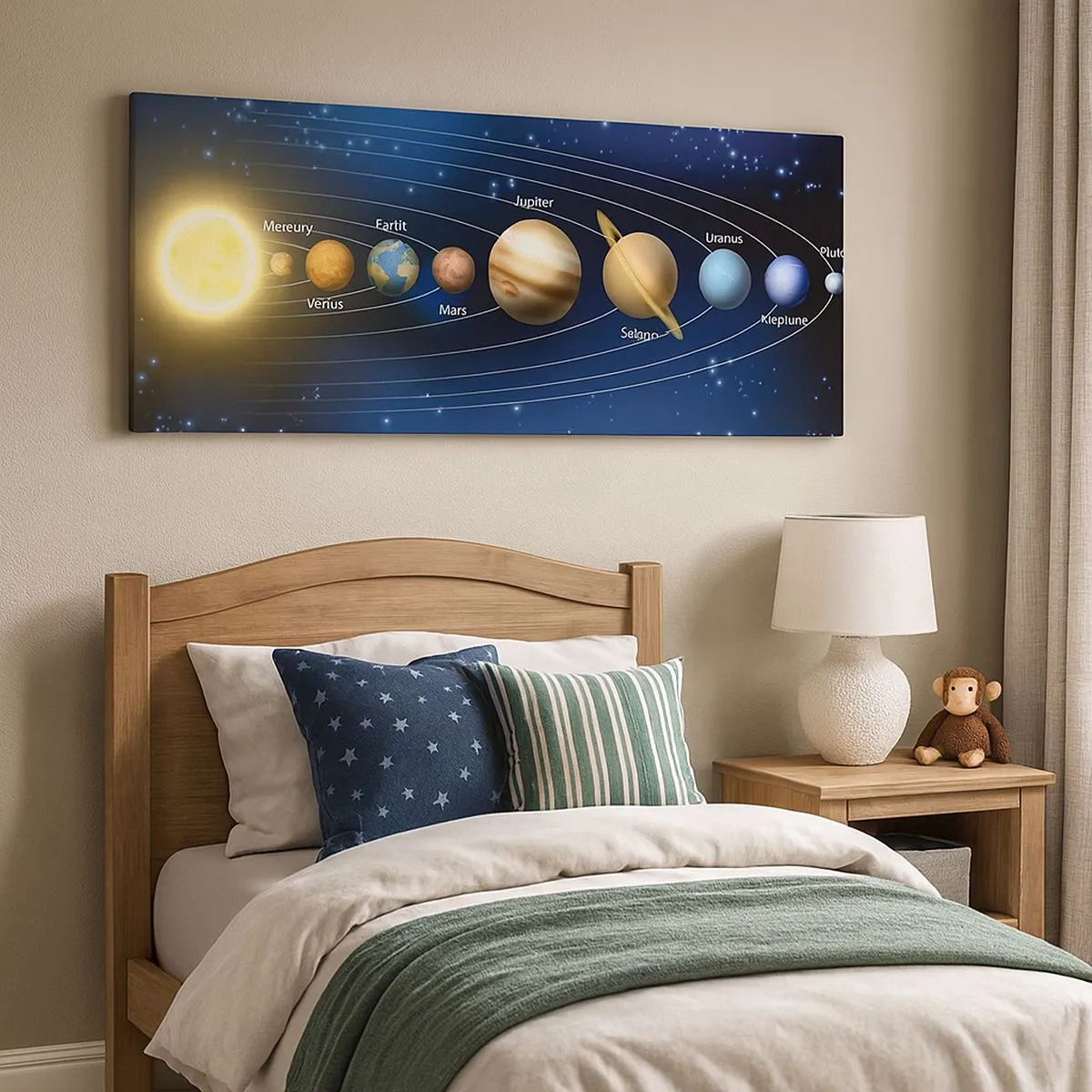 Impression sur toile - Image sur toile - L'une des dix - 100x40 cm