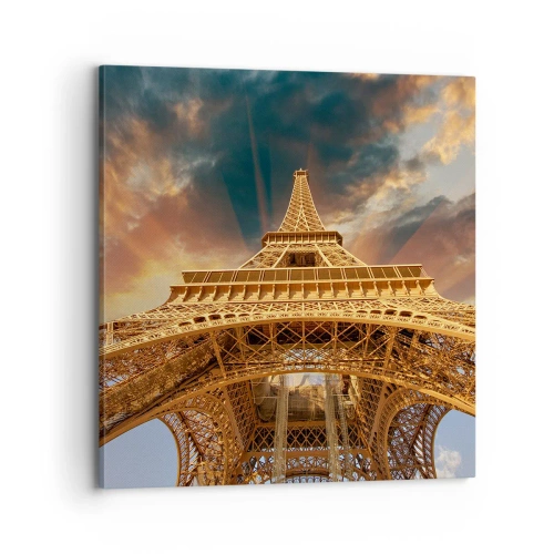 Impression sur toile - Image sur toile - Comment l'humanité a atteint le ciel - 70x70 cm