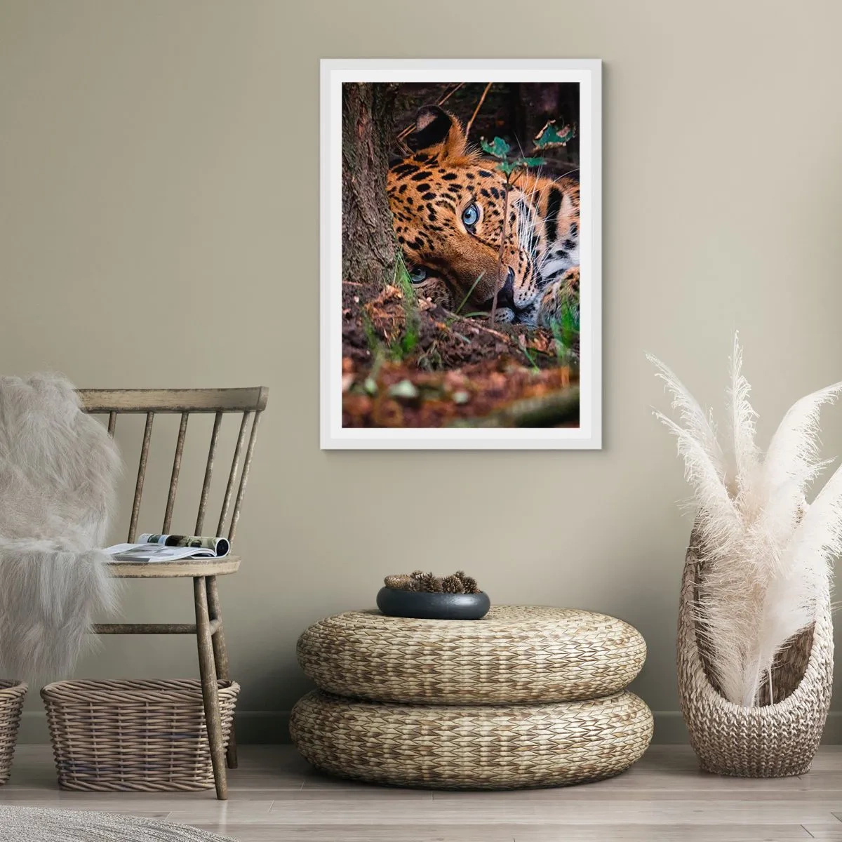 Affiche dans un cadre blanc - Poster - Fais-moi confiance - 50x70 cm