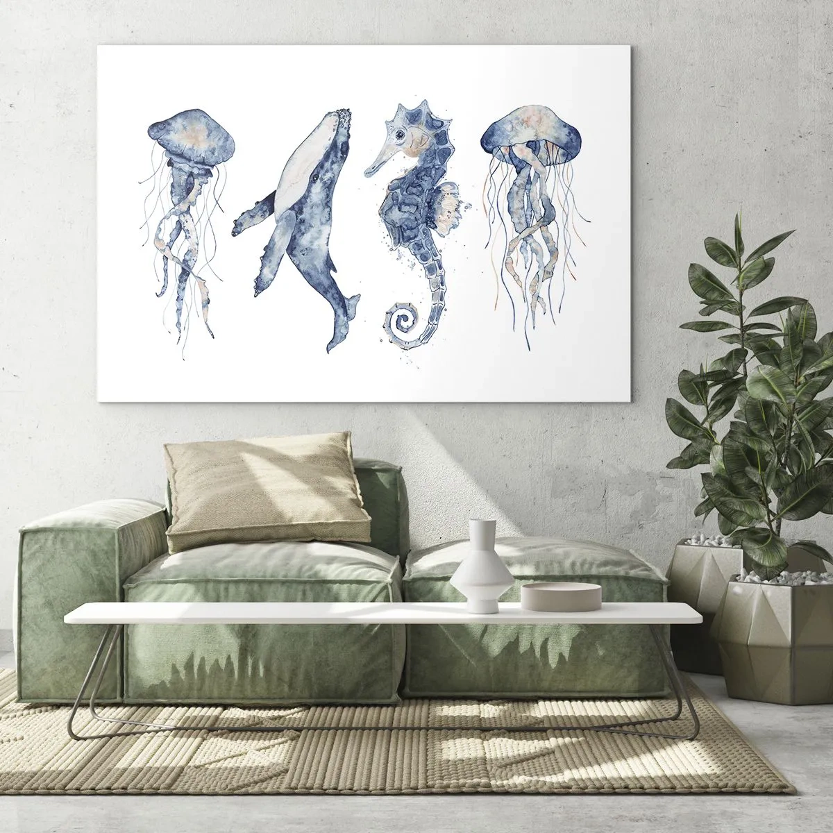 Impression sur verre - Image sur verre - Merveilles de la mer - 70x50 cm