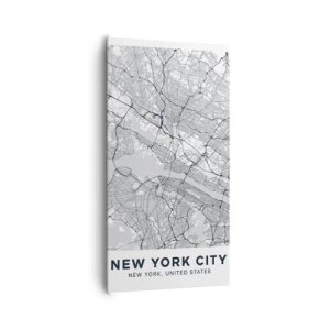 Impression sur toile - Image sur toile - Anatomie de la métropole - 65x120 cm