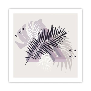 Affiche - Poster - L'ombre de l'obscurité - 60x60 cm