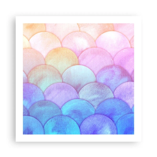 Affiche - Poster - Écailles de perles - 60x60 cm