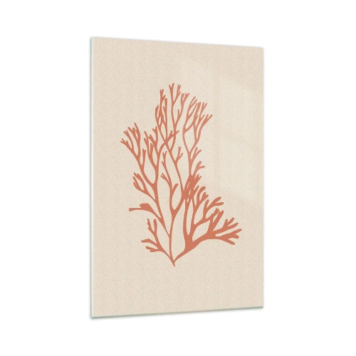 Impression sur verre - Image sur verre - Filigrane de corail - 70x100 cm