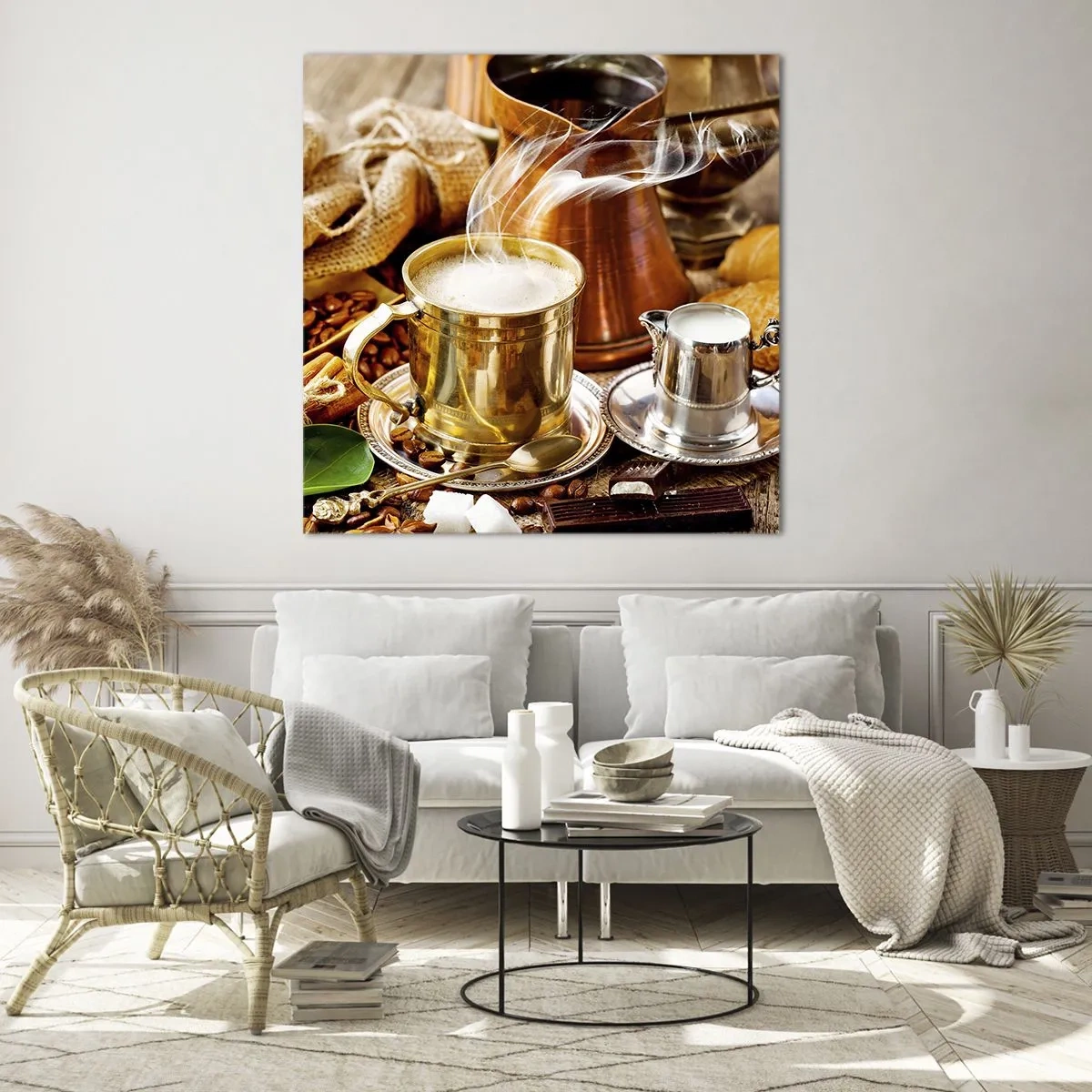 Impression sur verre - Image sur verre - Bonne journée! - 30x30 cm