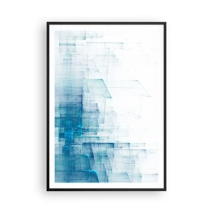 Affiche dans un cadre noir - Poster - Comment l’espace s’est formé - 70x100 cm