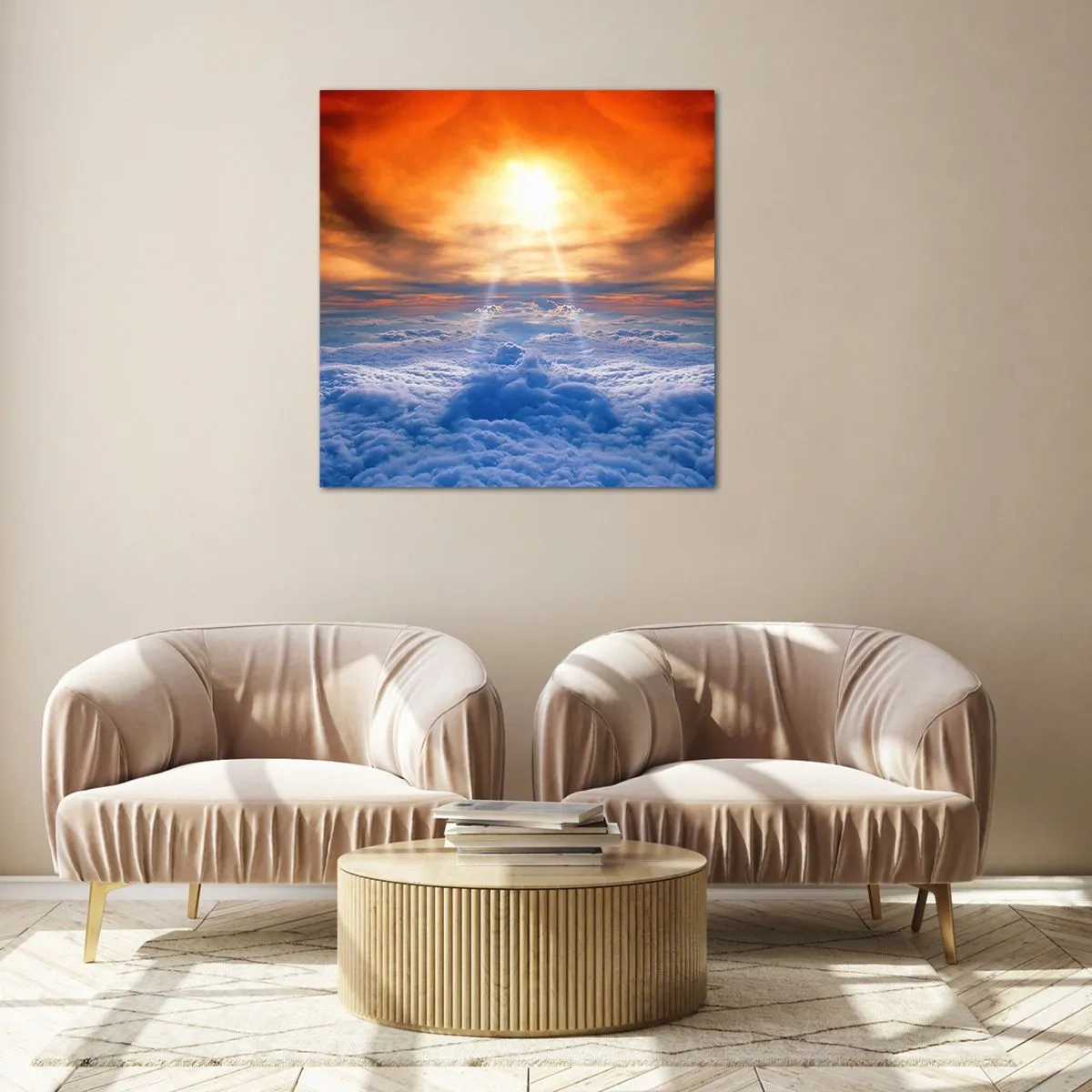 Impression sur verre - Image sur verre - Paysage mystique - 60x60 cm