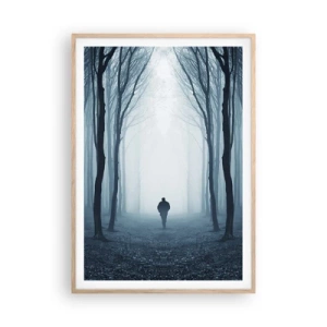 Affiche dans un chêne clair - Poster - Tout est simple et clair - 70x100 cm