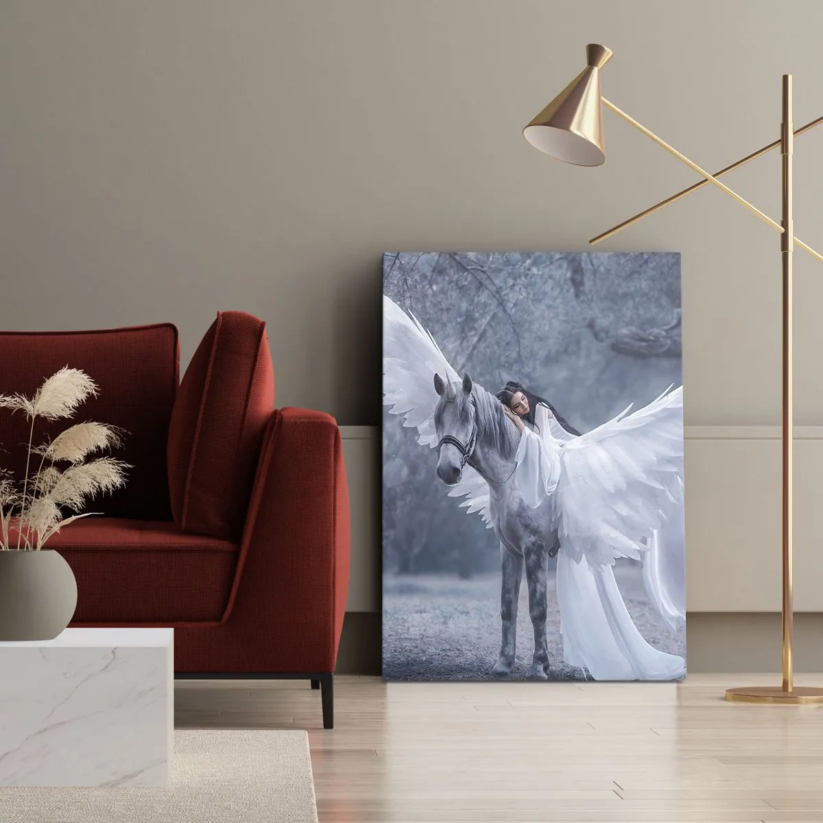 Impression sur toile - Image sur toile - Un moment inspiré - 65x120 cm