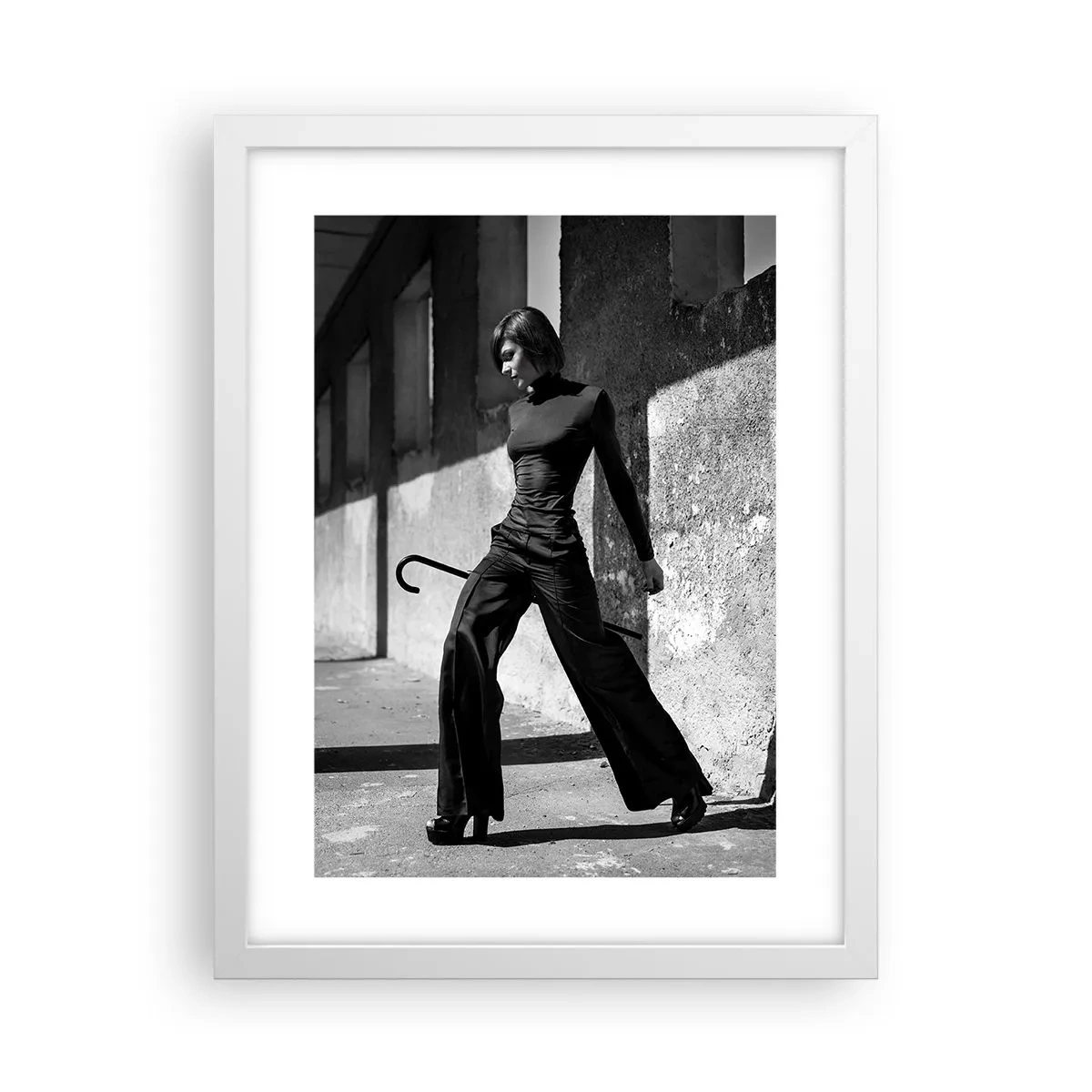 Affiche dans un cadre blanc - Poster - Élégance urbaine - 30x40 cm