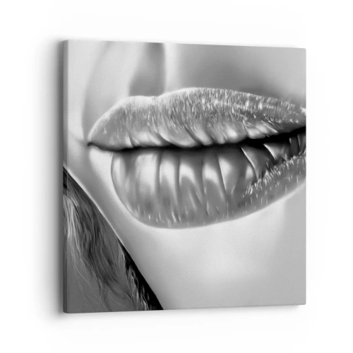 Impression sur toile - Image sur toile - Je sais à quoi tu penses… - 40x40 cm