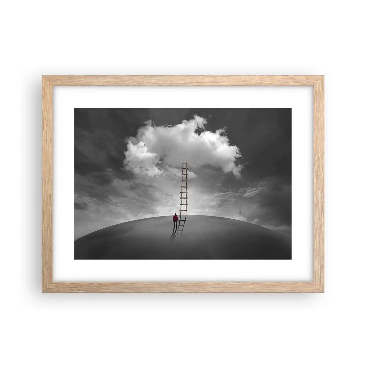 Affiche dans un chêne clair - Poster - Tout est possible - 40x30 cm