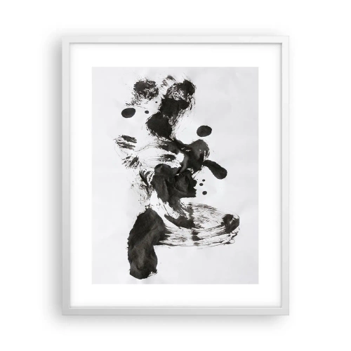 Affiche dans un cadre blanc - Poster - De la méthode dans la folie ? - 40x50 cm