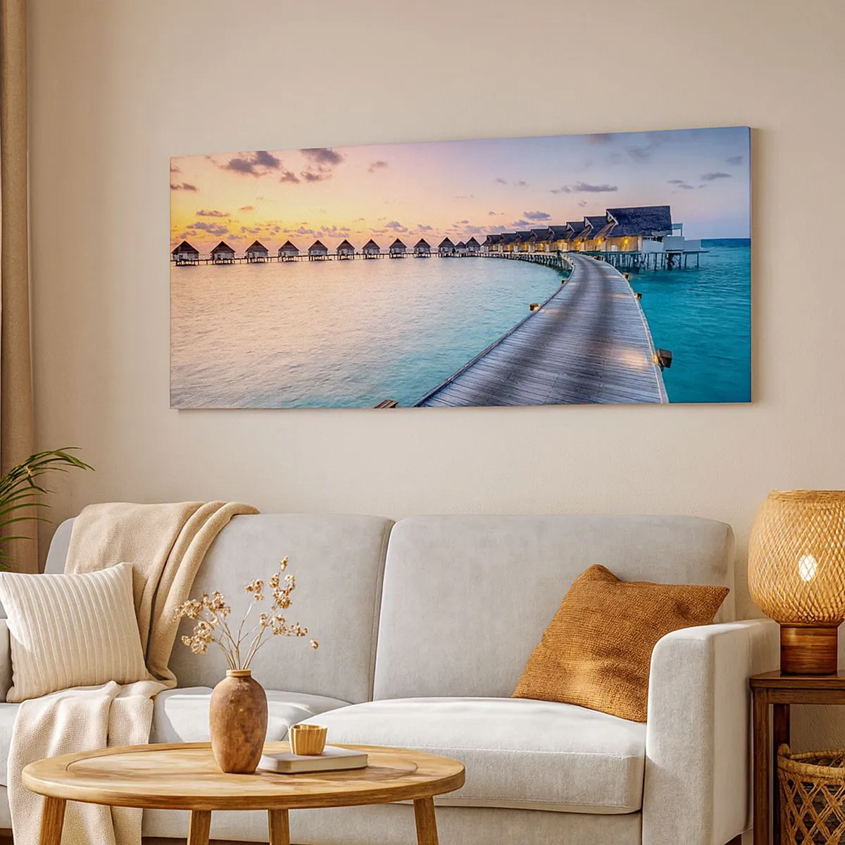 Impression sur toile - Image sur toile - Vacances - retour aux sources - 100x40 cm