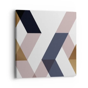 Impression sur toile - Image sur toile - Plats et angles - 30x30 cm