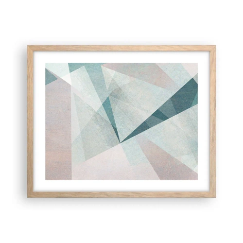 Affiche dans un chêne clair - Poster - Calme bien que dynamique - 50x40 cm