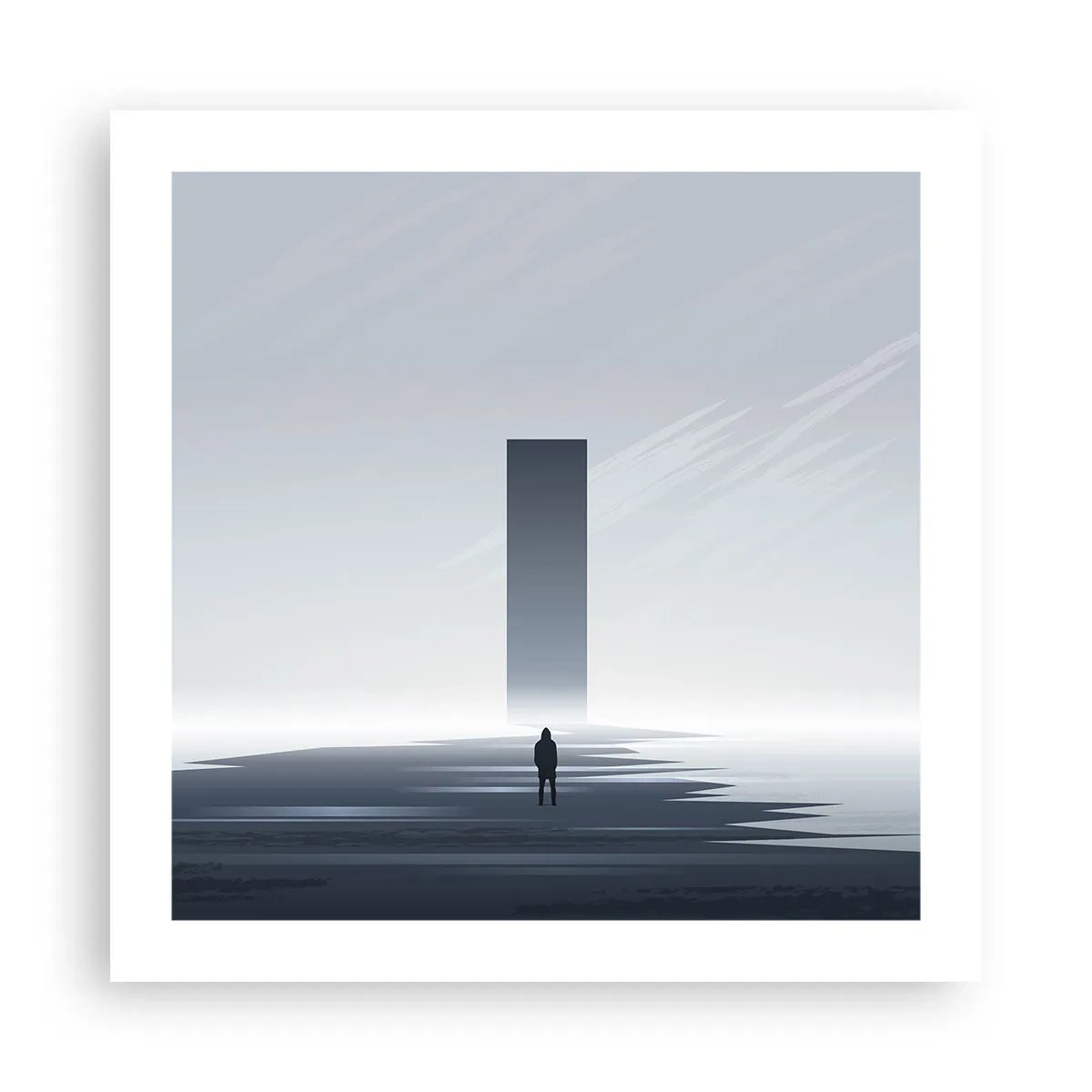 Affiche - Poster - Opportunité ou menace ? - 50x50 cm