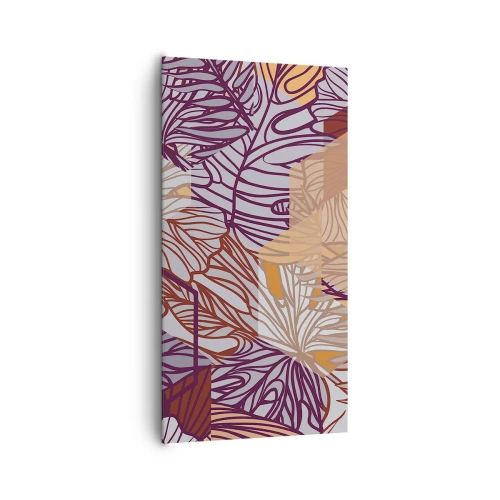 Impression sur toile - Image sur toile - Relation impossible entre la géométrie et la nature - 65x120 cm