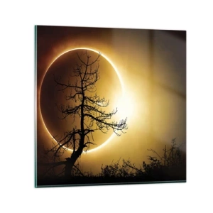 Impression sur verre - Image sur verre - Éclipse totale - 30x30 cm