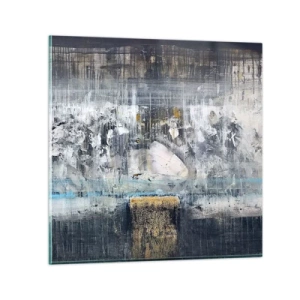 Impression sur verre - Image sur verre - Comme sur la glace, comme après décembre - 70x70 cm