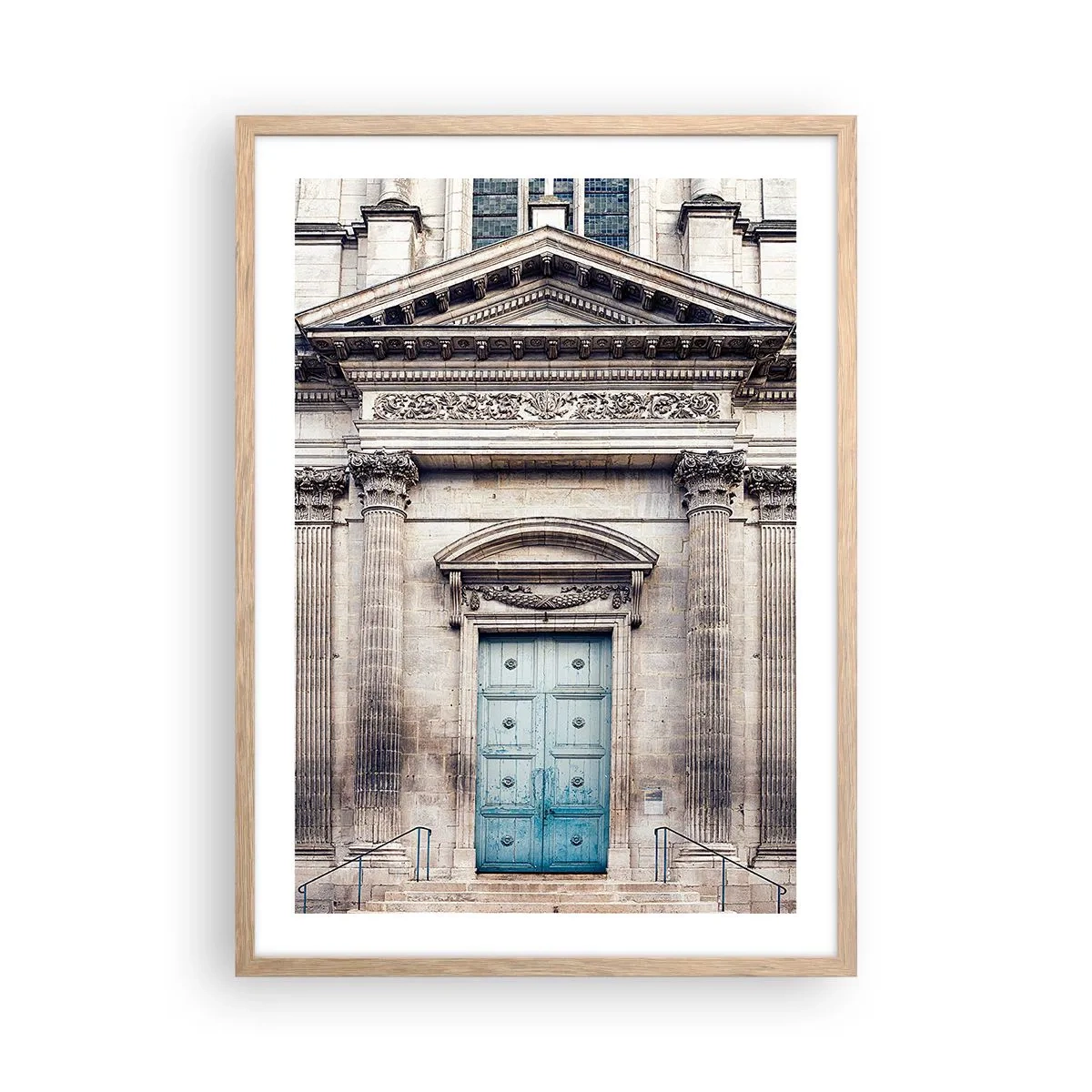 Affiche dans un chêne clair - Poster - La porte d'entrée vers le monde de l'esprit - 50x70 cm