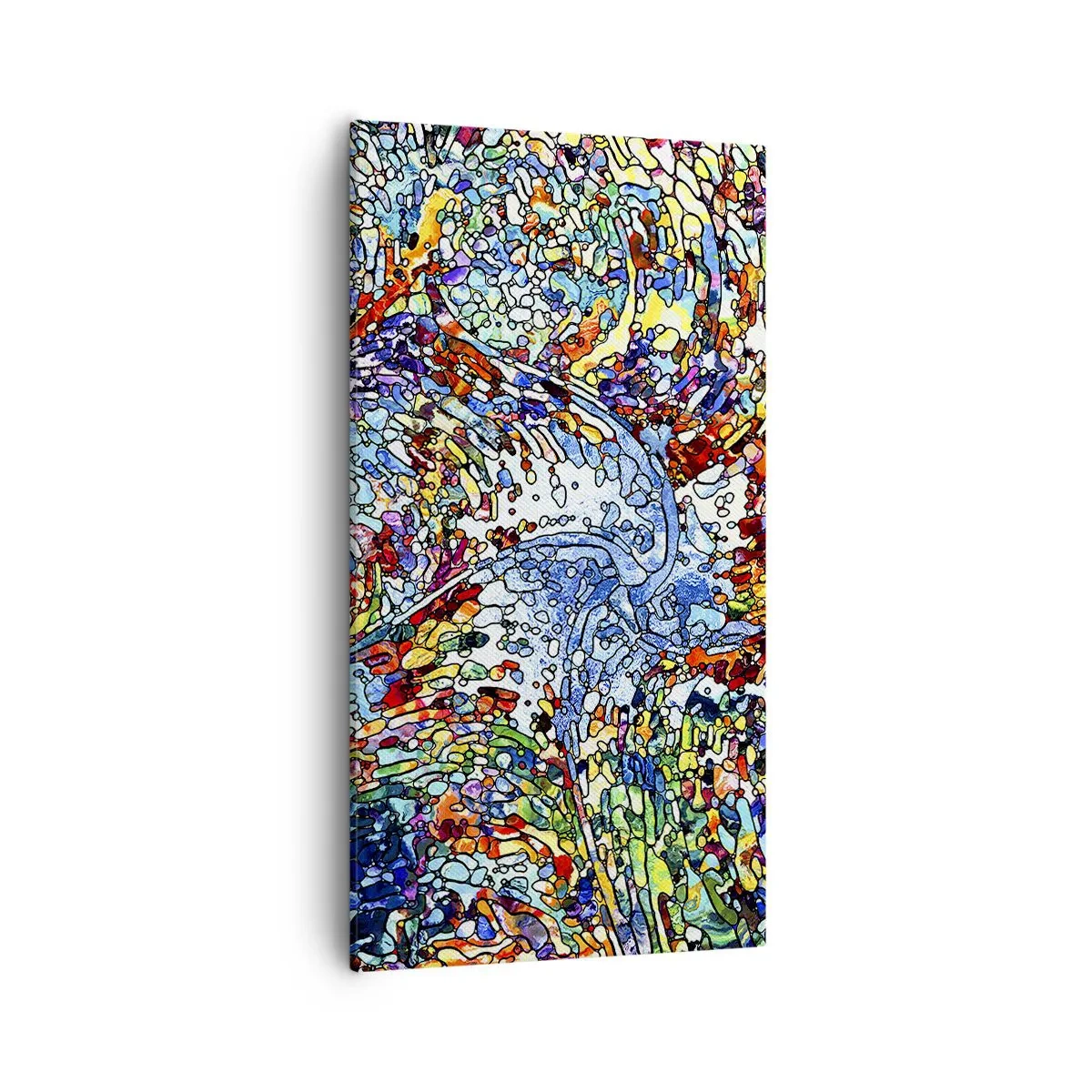 Impression sur toile - Image sur toile - Goutte de vitrail - 55x100 cm