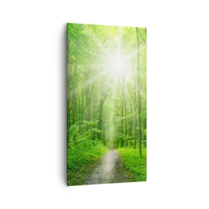 Impression sur toile - Image sur toile - Cathédrale verte - 55x100 cm