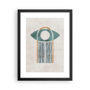 Affiche dans un cadre noir - Poster - Signes et rituels - 30x40 cm