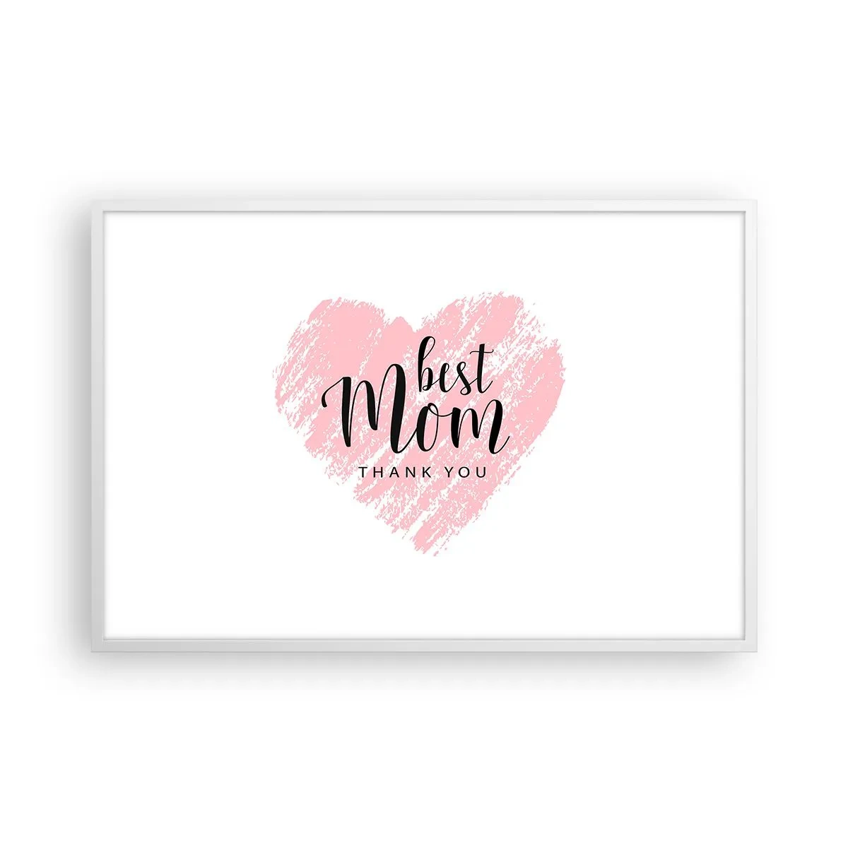 Affiche dans un cadre blanc - Poster - Toujours au bon moment - 91x61 cm