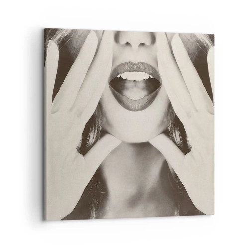 Impression sur toile - Image sur toile - J'arrive! - 60x60 cm