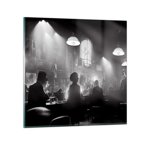 Impression sur verre - Image sur verre - Dans une ambiance jazz - 30x30 cm