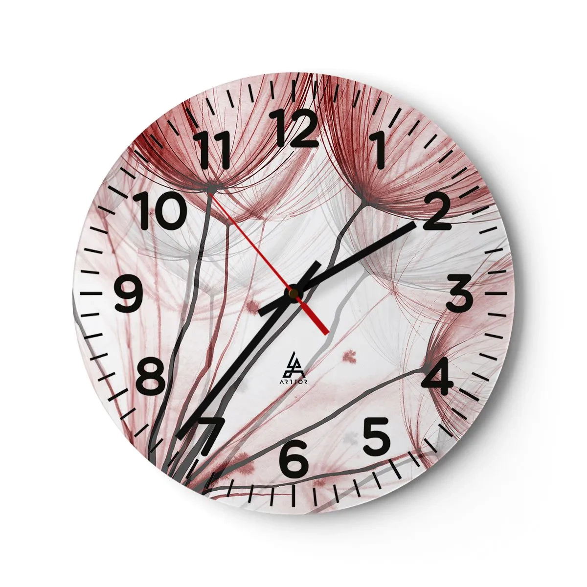 Horloge murale - Pendule murale - Avant le départ - 40x40 cm