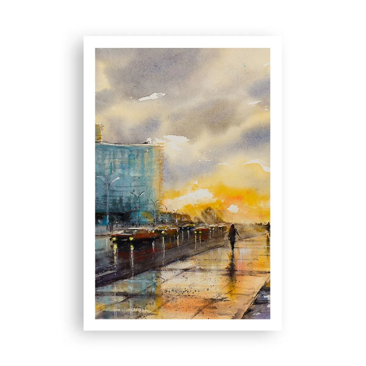 Affiche - Poster - La vie sur le rivage - 61x91 cm