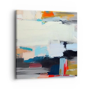 Impression sur toile - Image sur toile - Y a-t-il une méthode ? - 40x40 cm