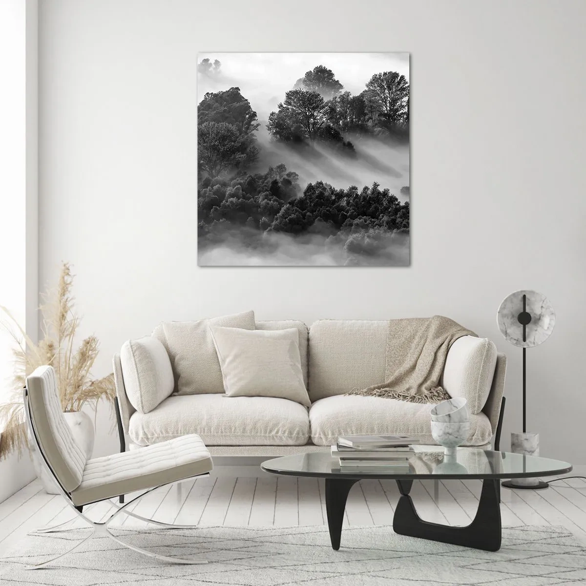 Impression sur verre - Image sur verre - Sortir de son sommeil - 50x50 cm