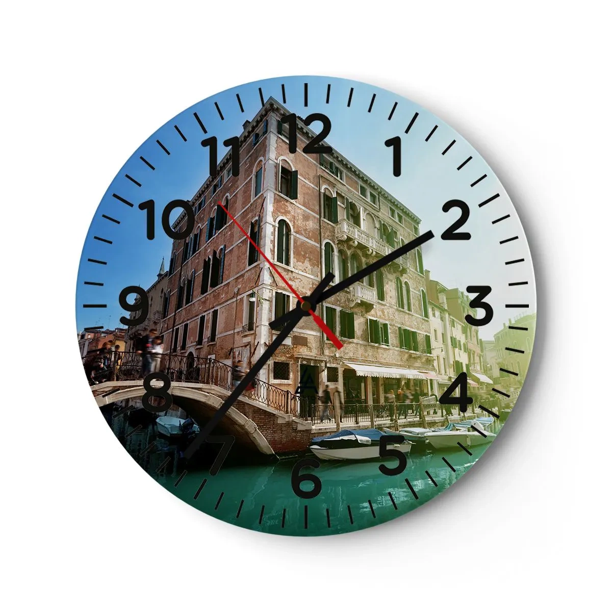 Horloge murale - Pendule murale - Venise - Amore Moi - 30x30 cm