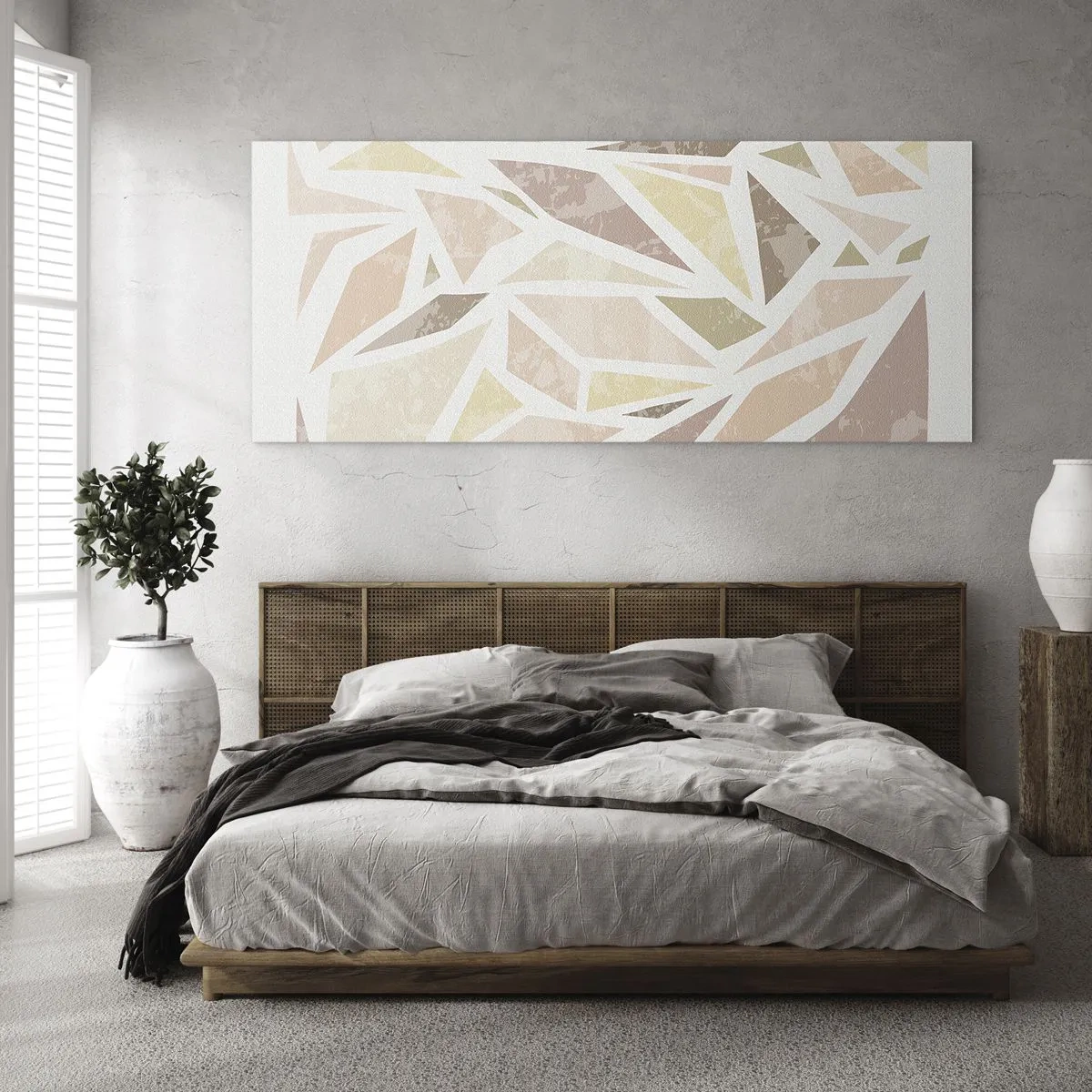 Impression sur verre - Image sur verre - Composition de vitraux - 100x40 cm
