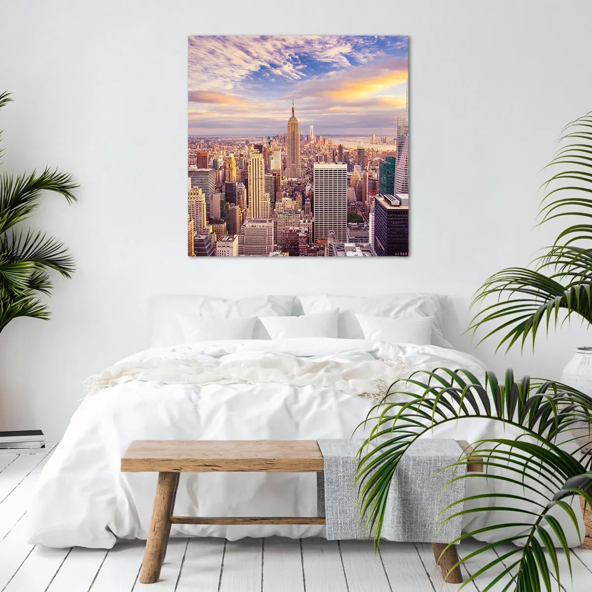 Impression sur toile - Image sur toile - Atteindre les nuages eux-mêmes - 40x40 cm