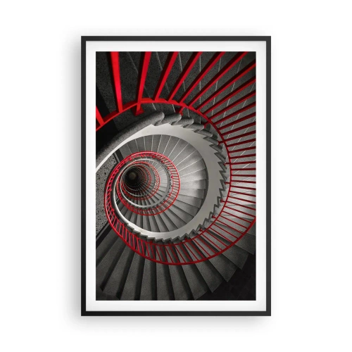 Affiche dans un cadre noir - Poster - Amusement architectural - 61x91 cm