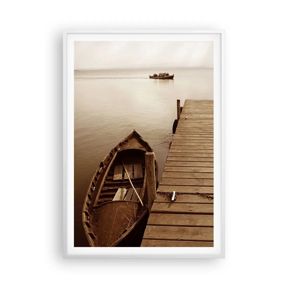 Affiche dans un cadre blanc - Poster - Le grand silence - 70x100 cm